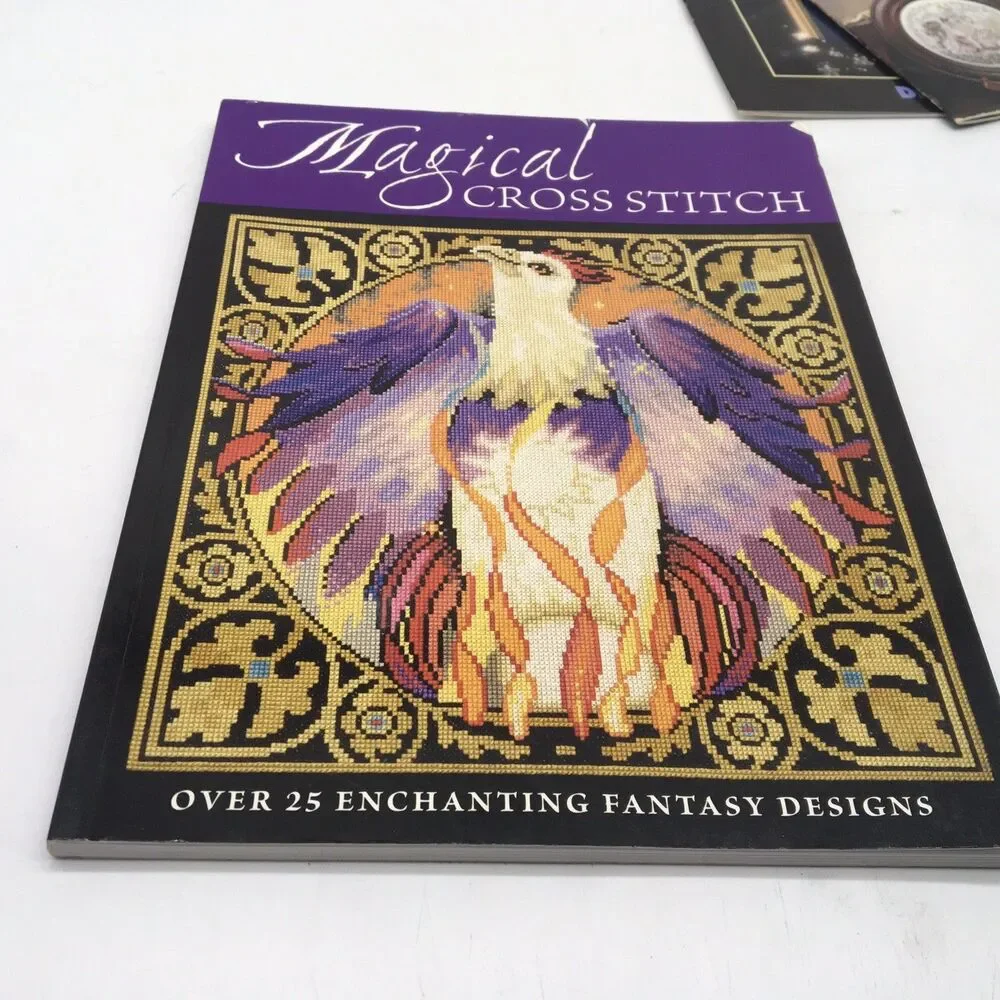 Dimensions The Enchanter Magical 25 Patterns Mythical Counted Cross Stitch Books